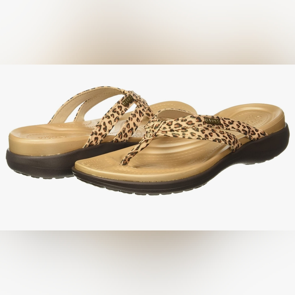 CROCS Women's Capri Strappy Flip flop sandals